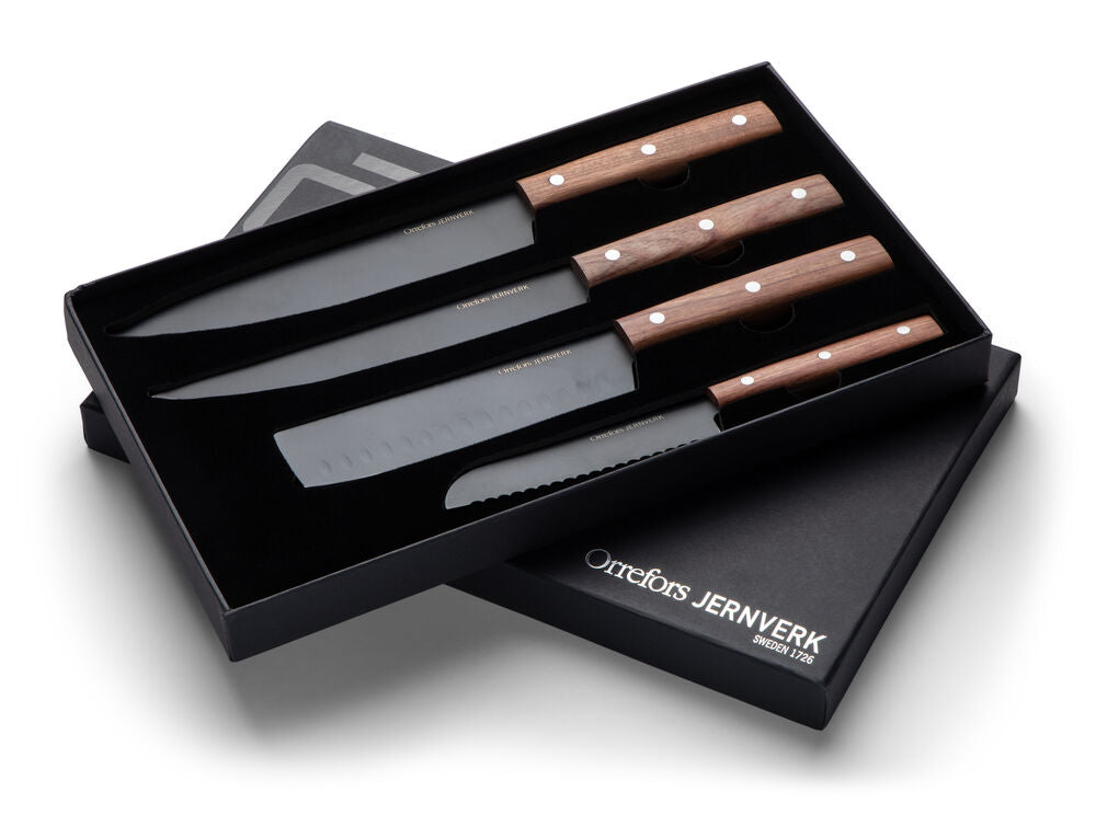 Knivset 4-pack - Svart