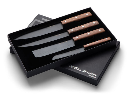 Knivset 4-pack - Svart