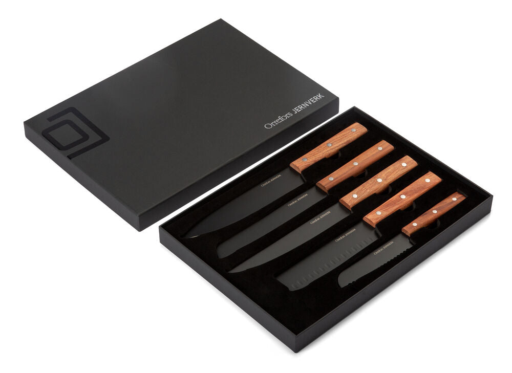 Knivset 5-pack - Svart