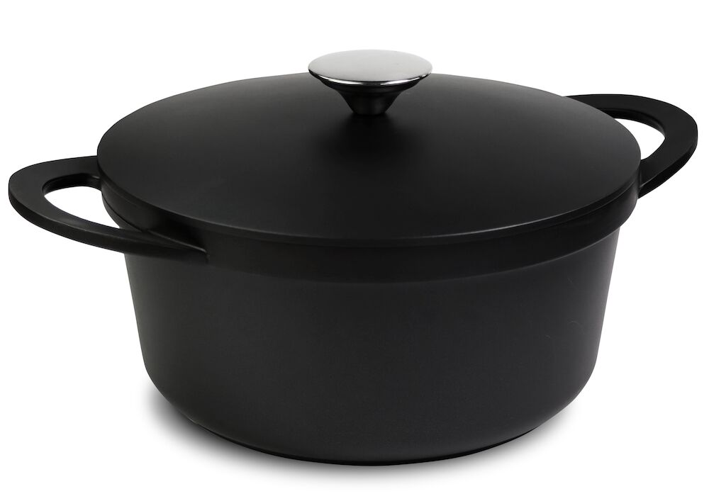 Aluminiumgryta 2,5 l - Svart