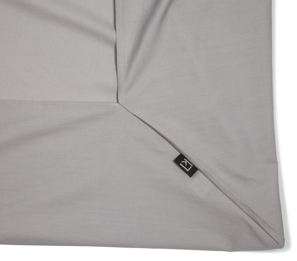 Kuvertlakan Percale - Ljusgrå