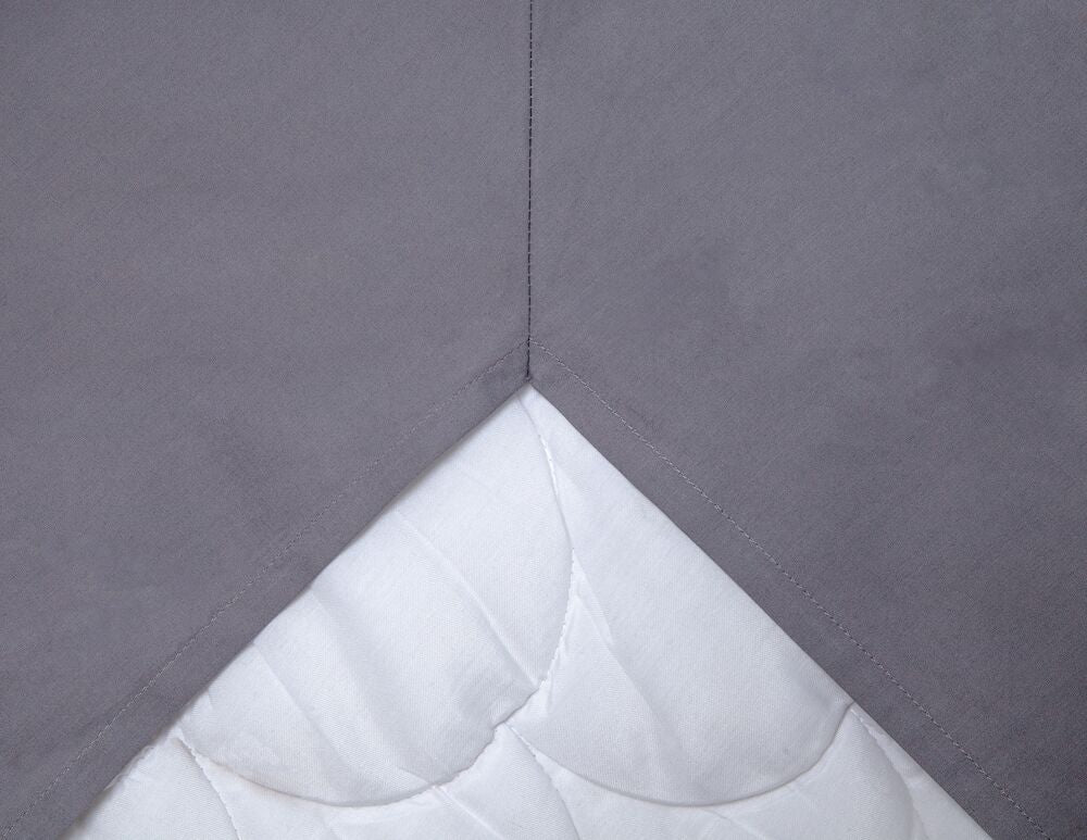 Kuvertlakan Percale - Mörkgrå