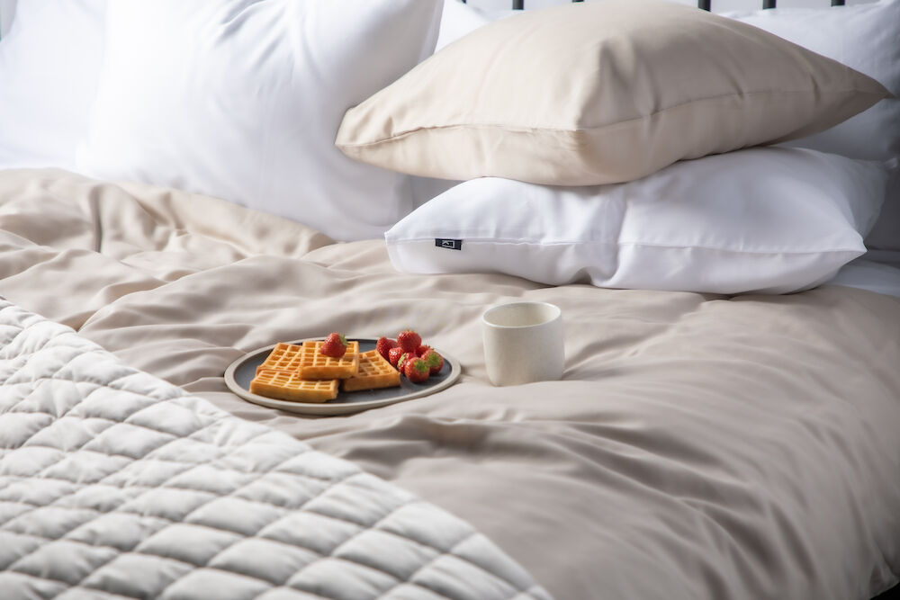 Nottingham Percale Lyocell - Ljusgrå