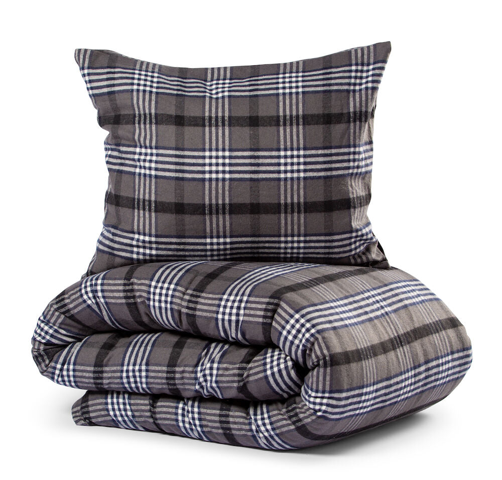 Skaveröd Garnfärgad Flanell Återvunnen - 150x210