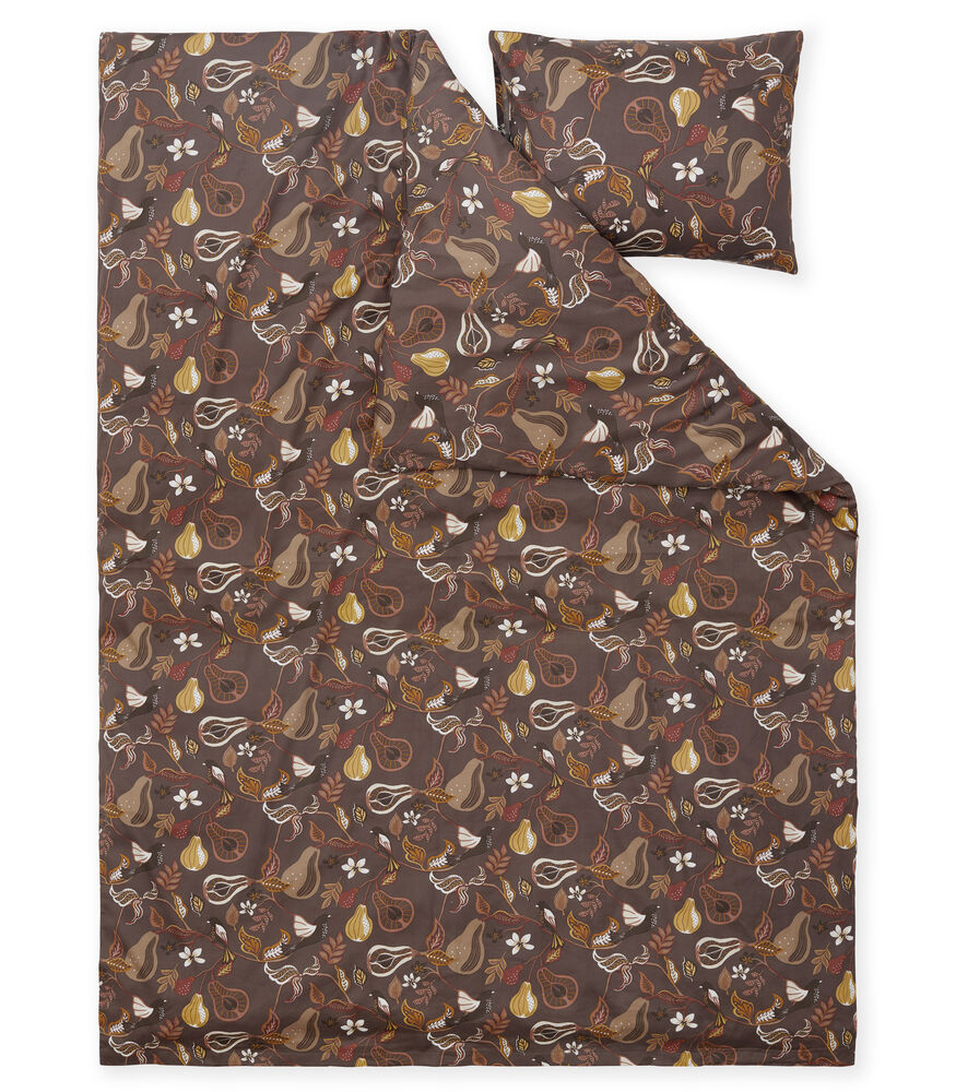 Bäddset Bandene Satin - Brun
