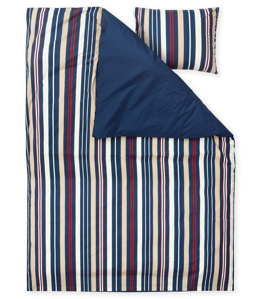 Bäddset Vik Percale - Marinblå