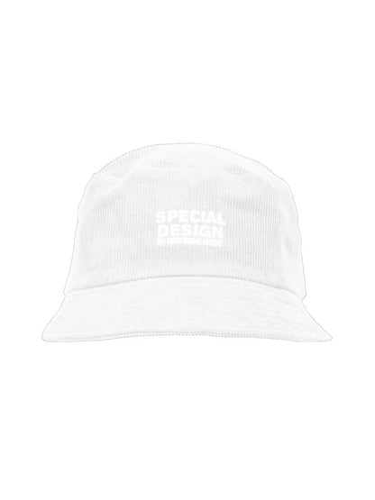 Thin cord bucket hat