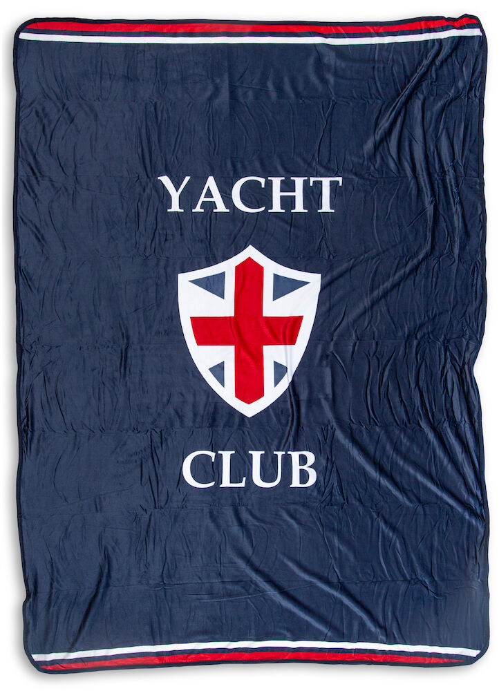 Pläd Yacht - Marinblå