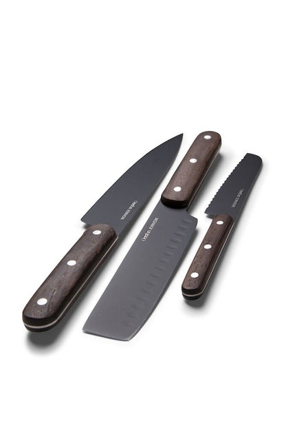 Knivset 3-pack - Svart