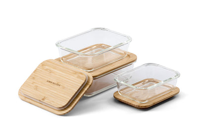 Matlåda Glas 3-pack - Transparent