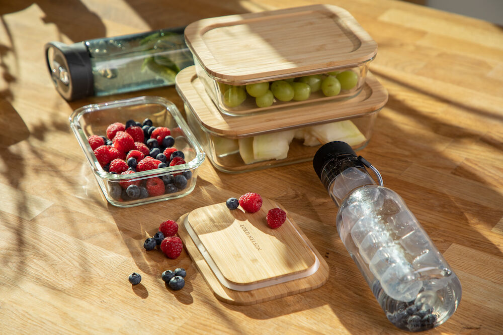 Matlåda Glas 3-pack - Transparent