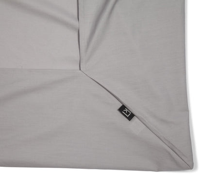 Kuvertlakan Percale - Ljusgrå