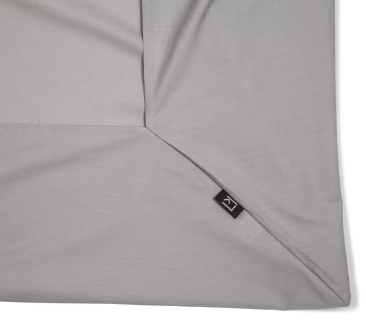 Kuvertlakan Percale - Ljusgrå