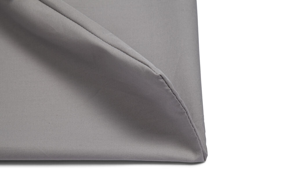 Kuvertlakan Percale - Ljusgrå