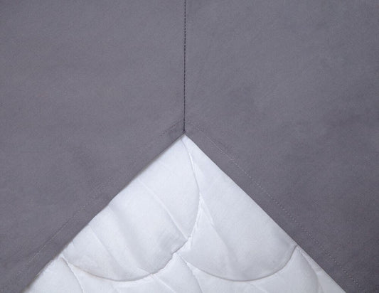 Kuvertlakan Percale - Mörkgrå
