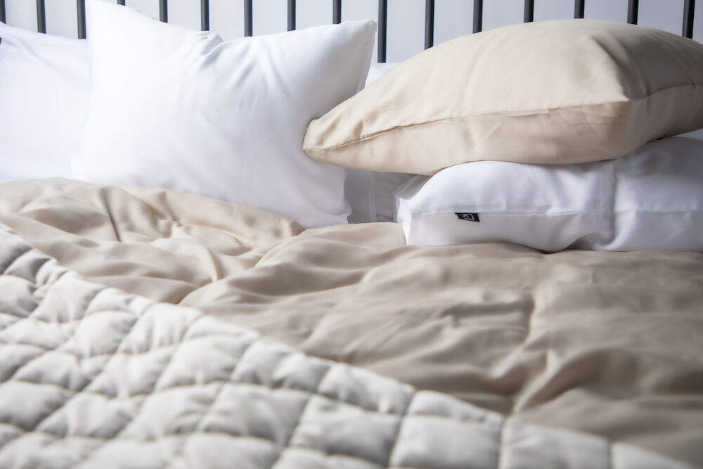 Nottingham Percale Lyocell - Ljusgrå