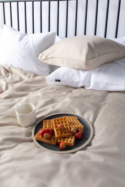 Nottingham Percale Lyocell - Ljusgrå
